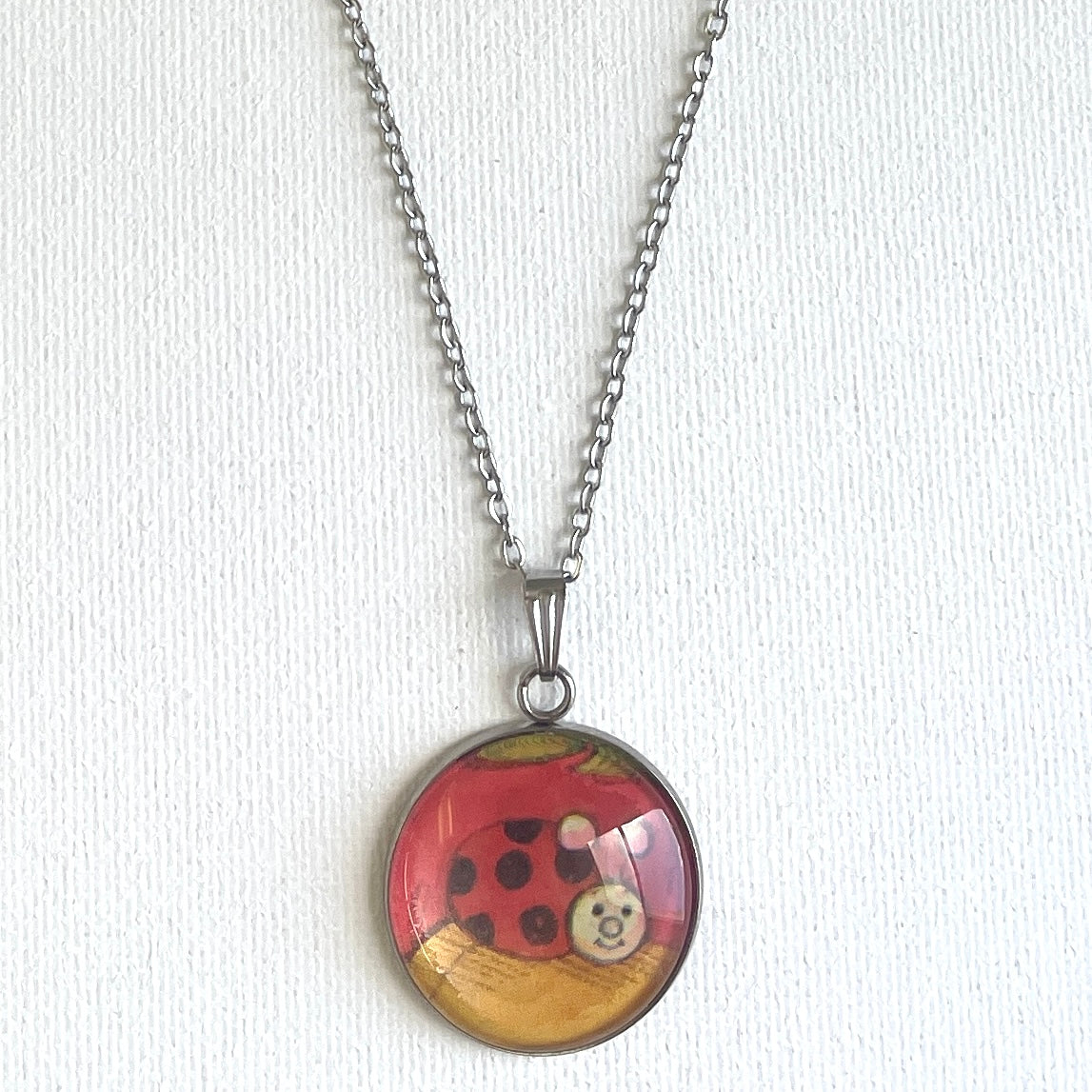 Vintage Strawberry Shortcake Charm Necklace