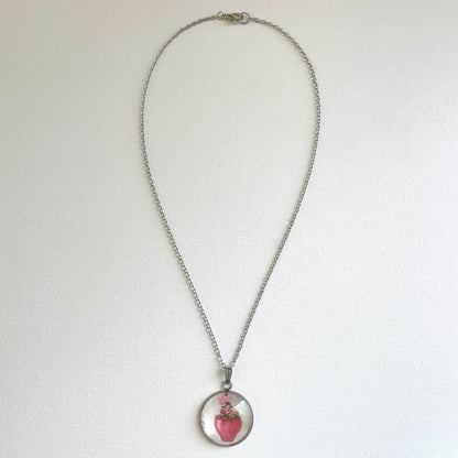 Vintage Strawberry Shortcake Charm Necklace