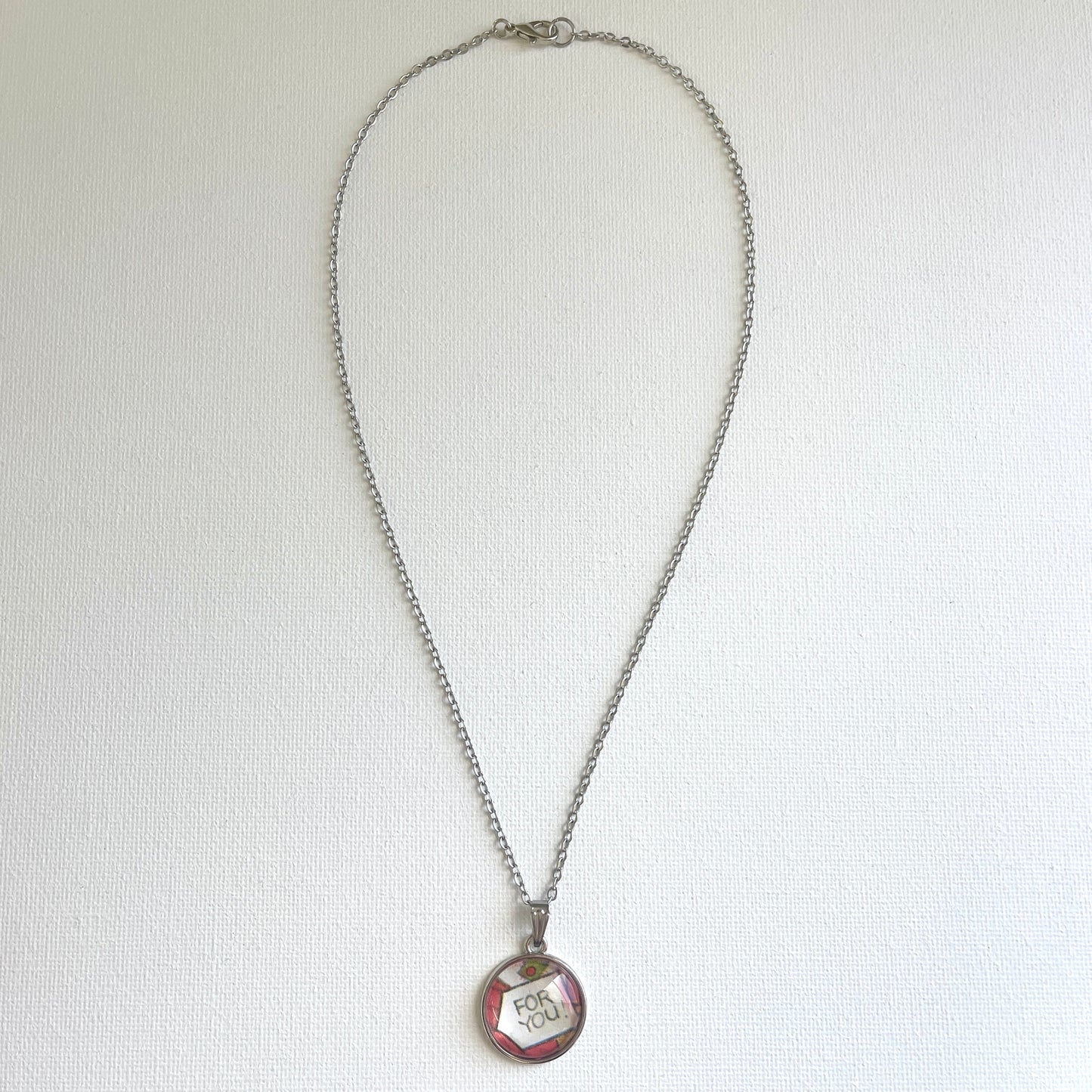 Vintage Strawberry Shortcake Charm Necklace