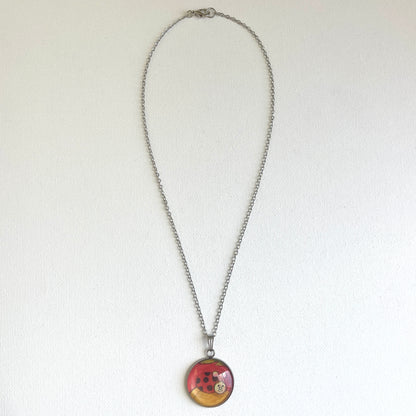 Vintage Strawberry Shortcake Charm Necklace