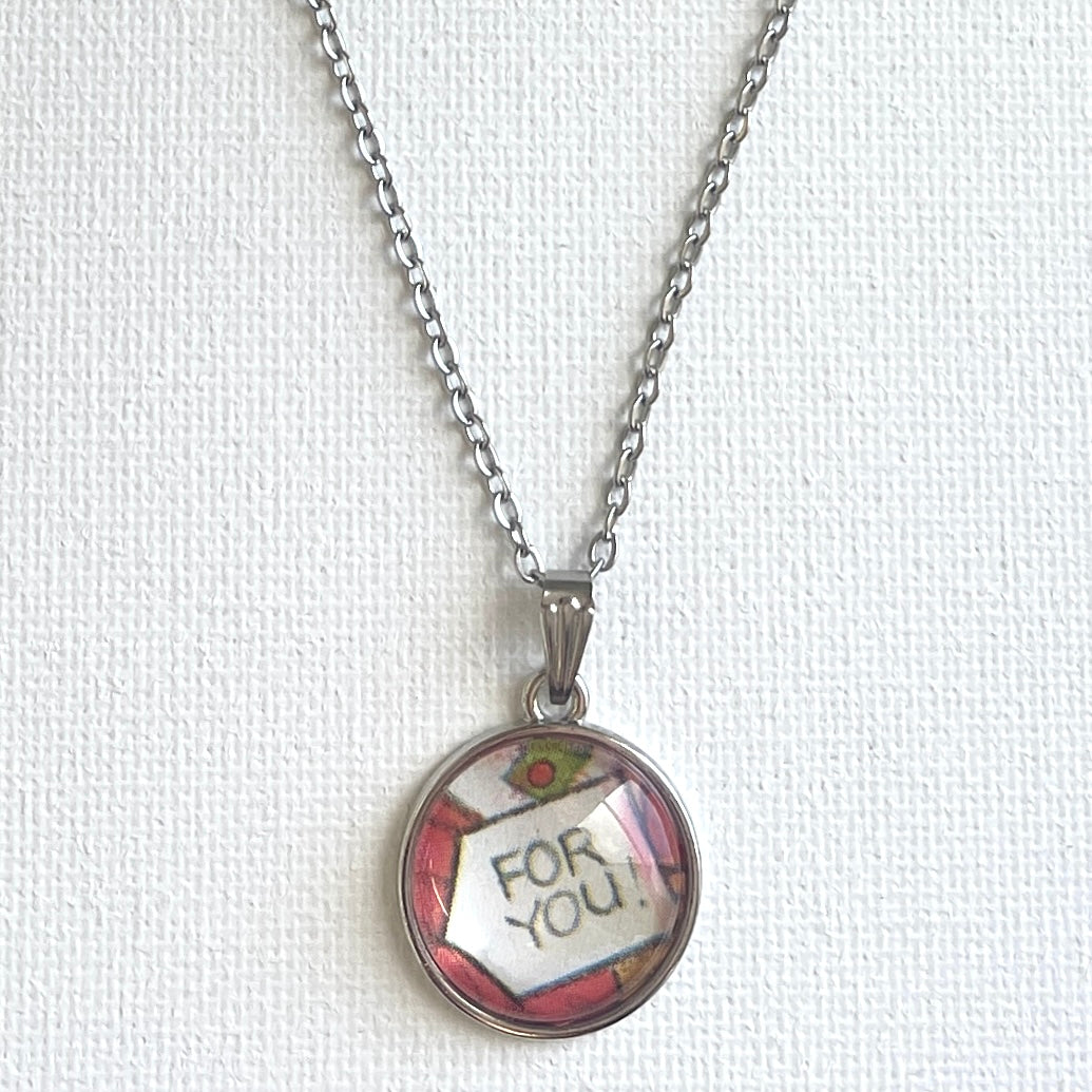 Vintage Strawberry Shortcake Charm Necklace